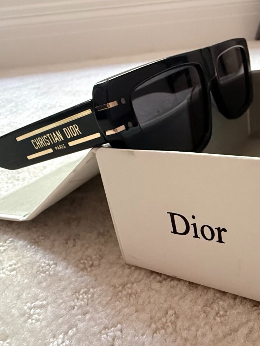 Christian Dior S2U Rectangular Sunglasses
